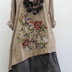 Embroidered Top Krista Larson